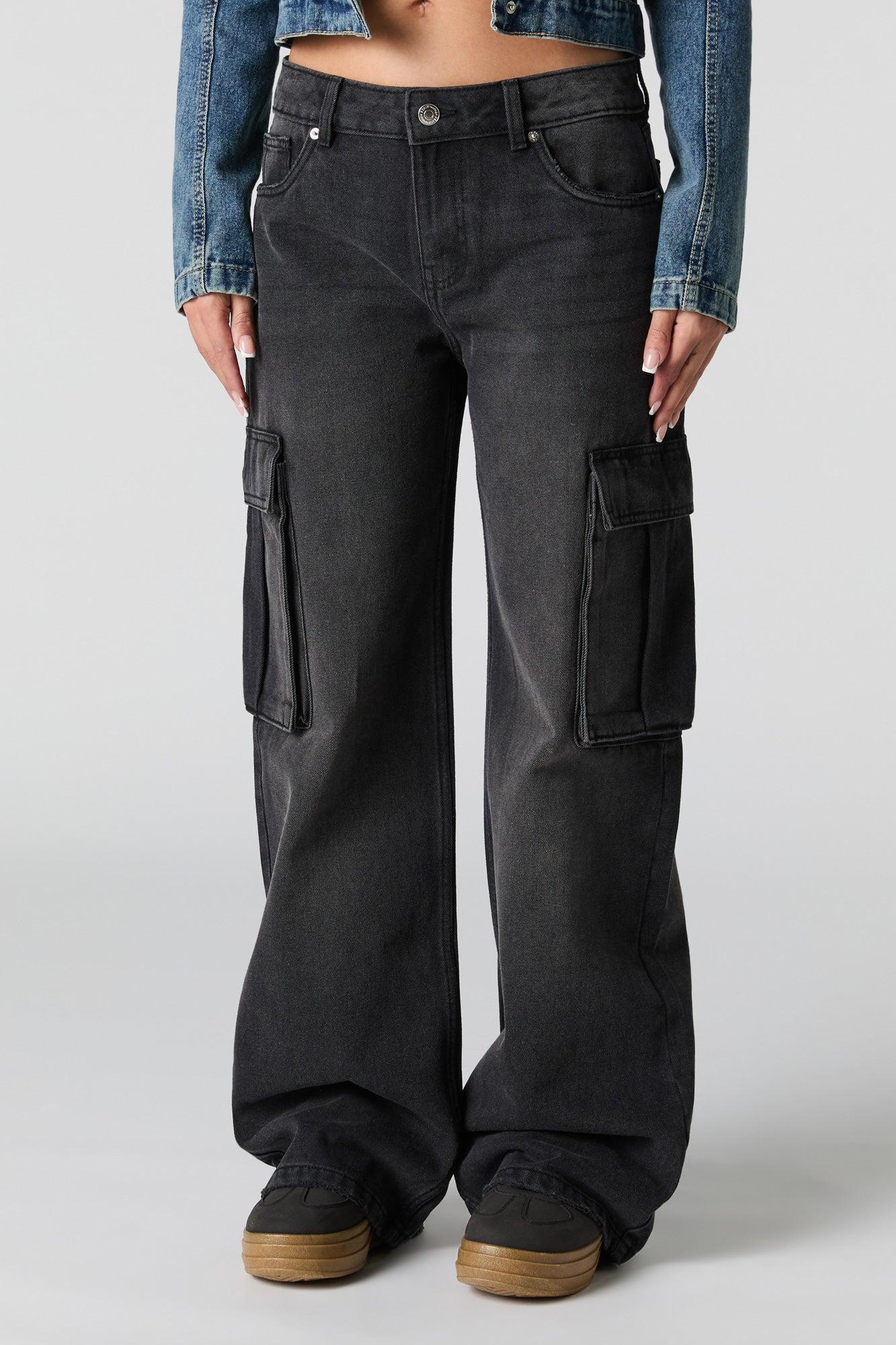 Wide Leg Cargo Jean Female Product Image