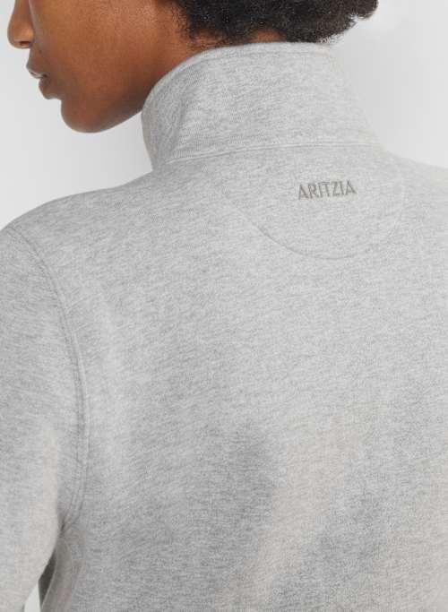 cozy fleece snug hi-rib 1/2 zip sweatshirt Product Image