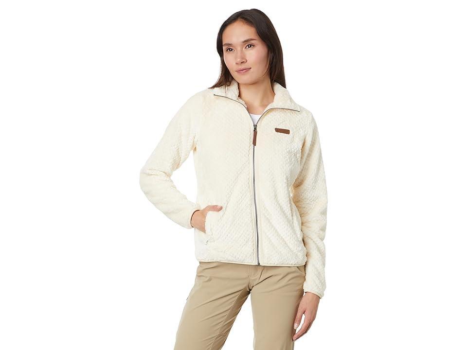 Women's Columbia Fireside Sherpa Fleece Jacket, Size: XXL, Chalk Product Image