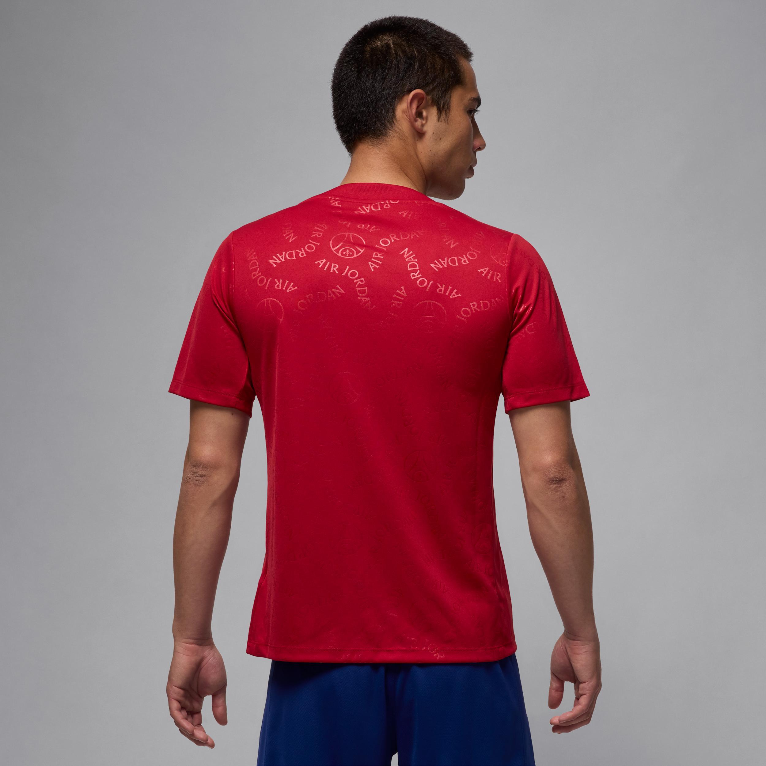 Men's Paris Saint-Germain Academy Pro Fourth Jordan Dri-FIT Soccer Short-Sleeve Pre-Match Top Product Image