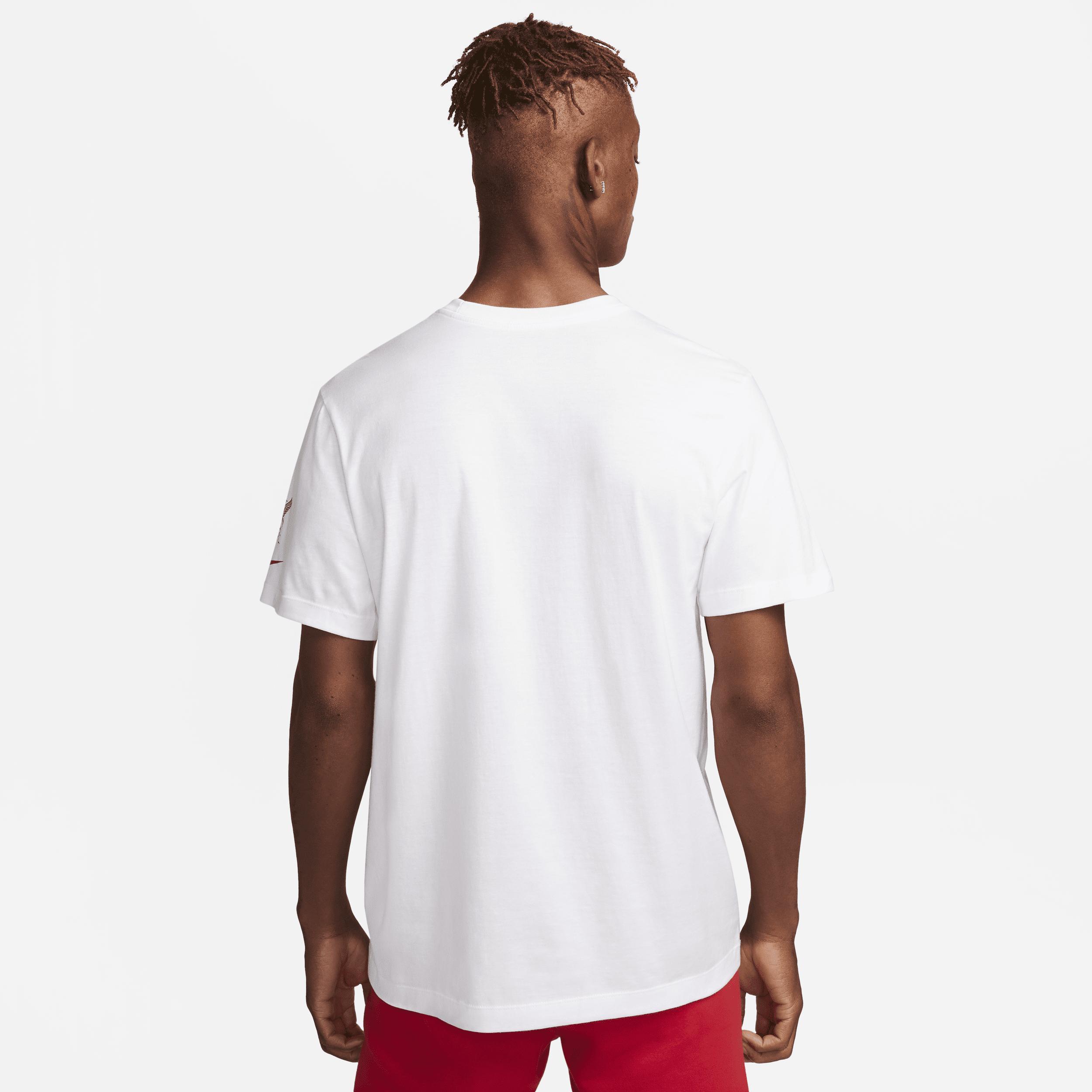 Men's Nike White Liverpool Just Do It T-Shirt, Size: Small, Lvp White Product Image