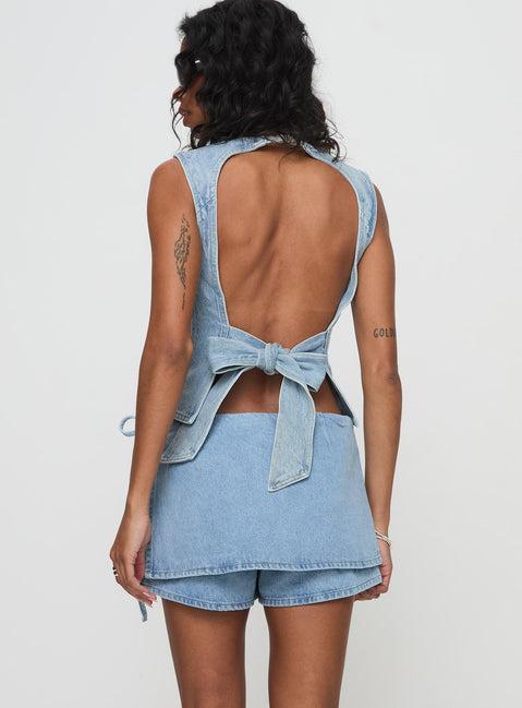 Countryside Skort Classic Denim Product Image