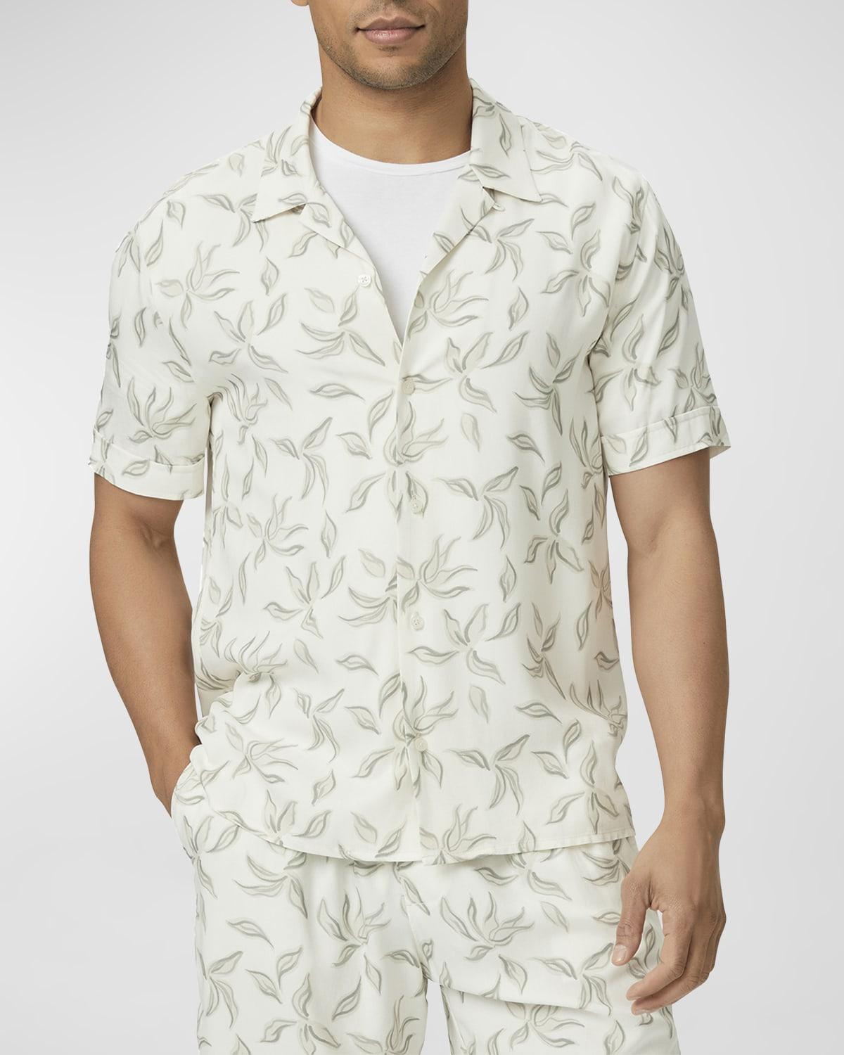Mens Landon Printed Camp Shirt Product Image