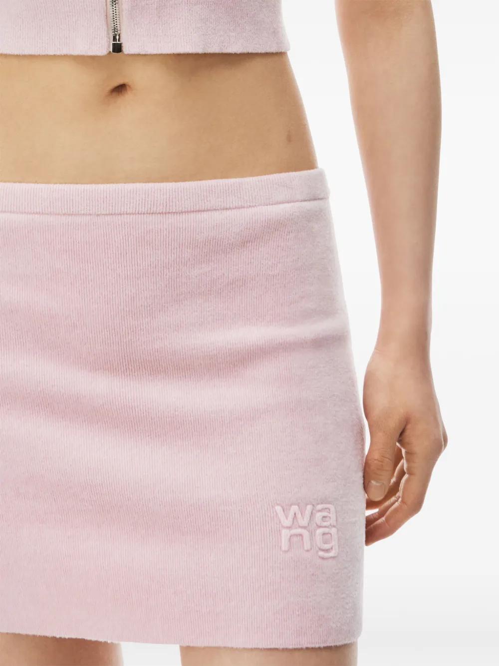 logo-embossed mini skirt Product Image