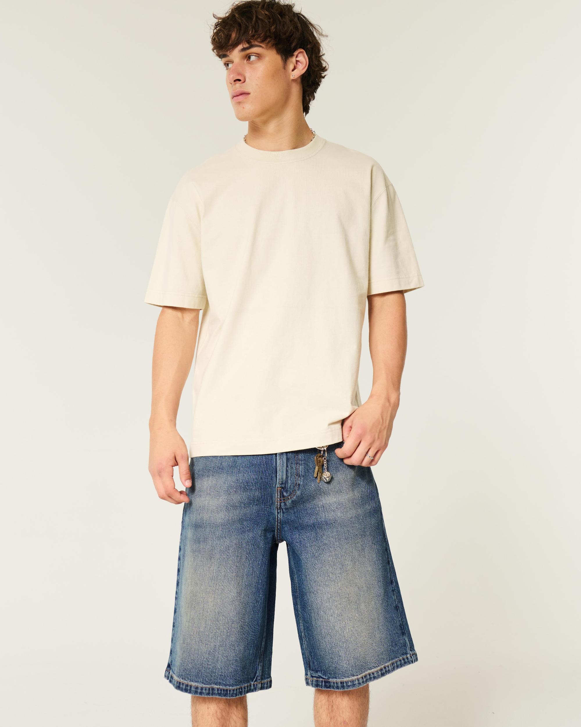 Super Baggy Denim Shorts Product Image