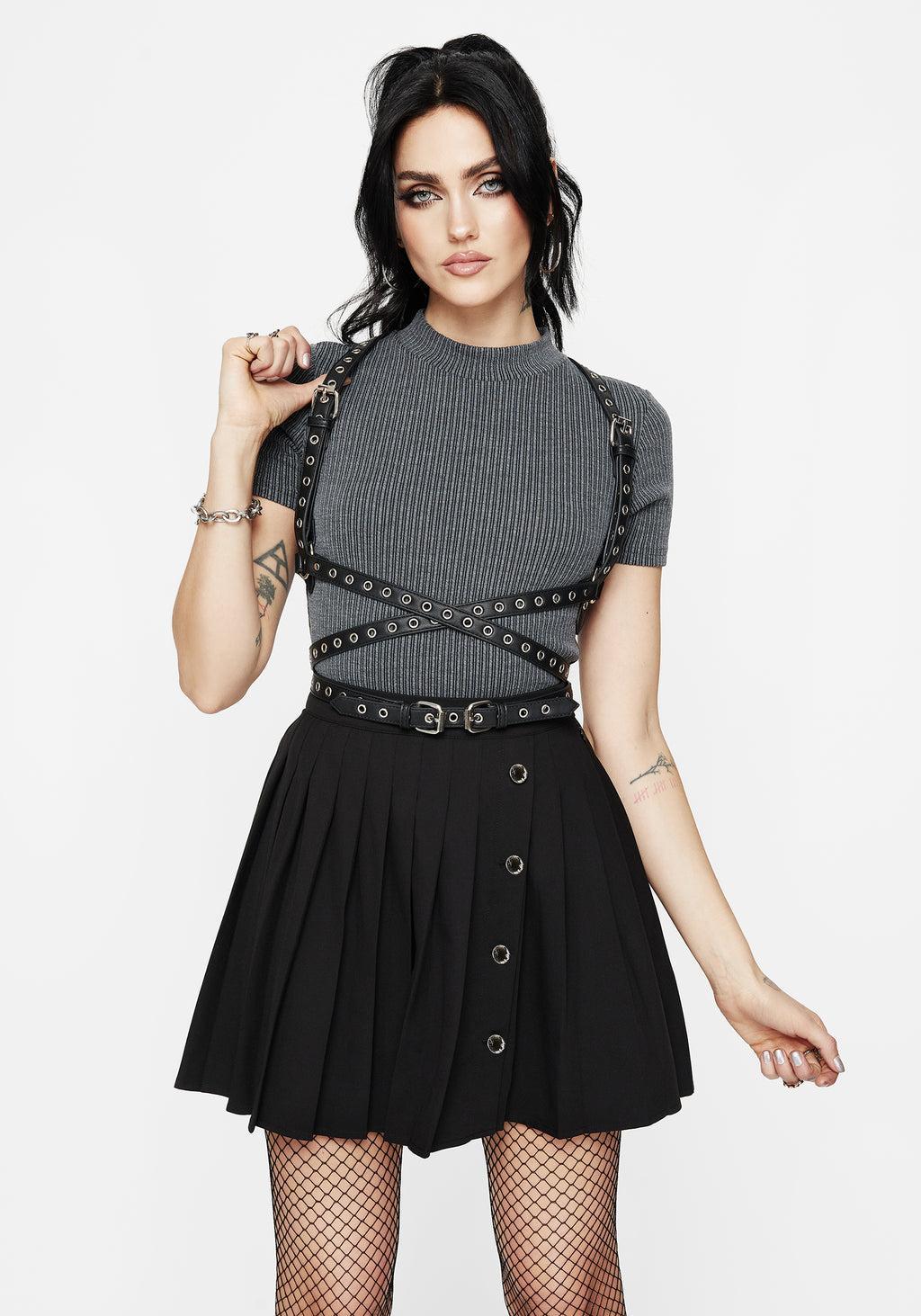 Rivet Eyelet Buckle Wrap Harness Product Image