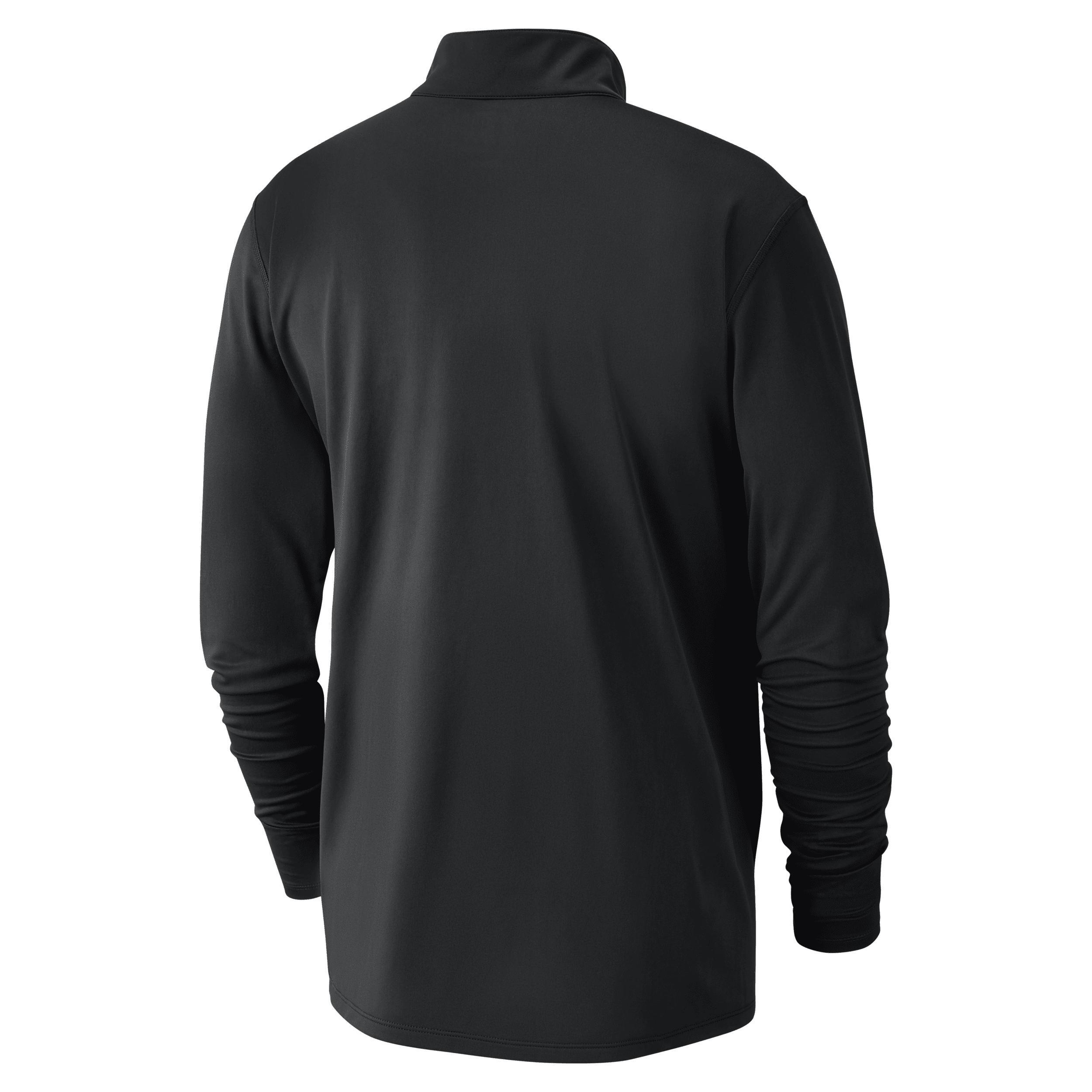New York Knicks Nike Mens NBA 1/2-Zip Long-Sleeve Top Product Image