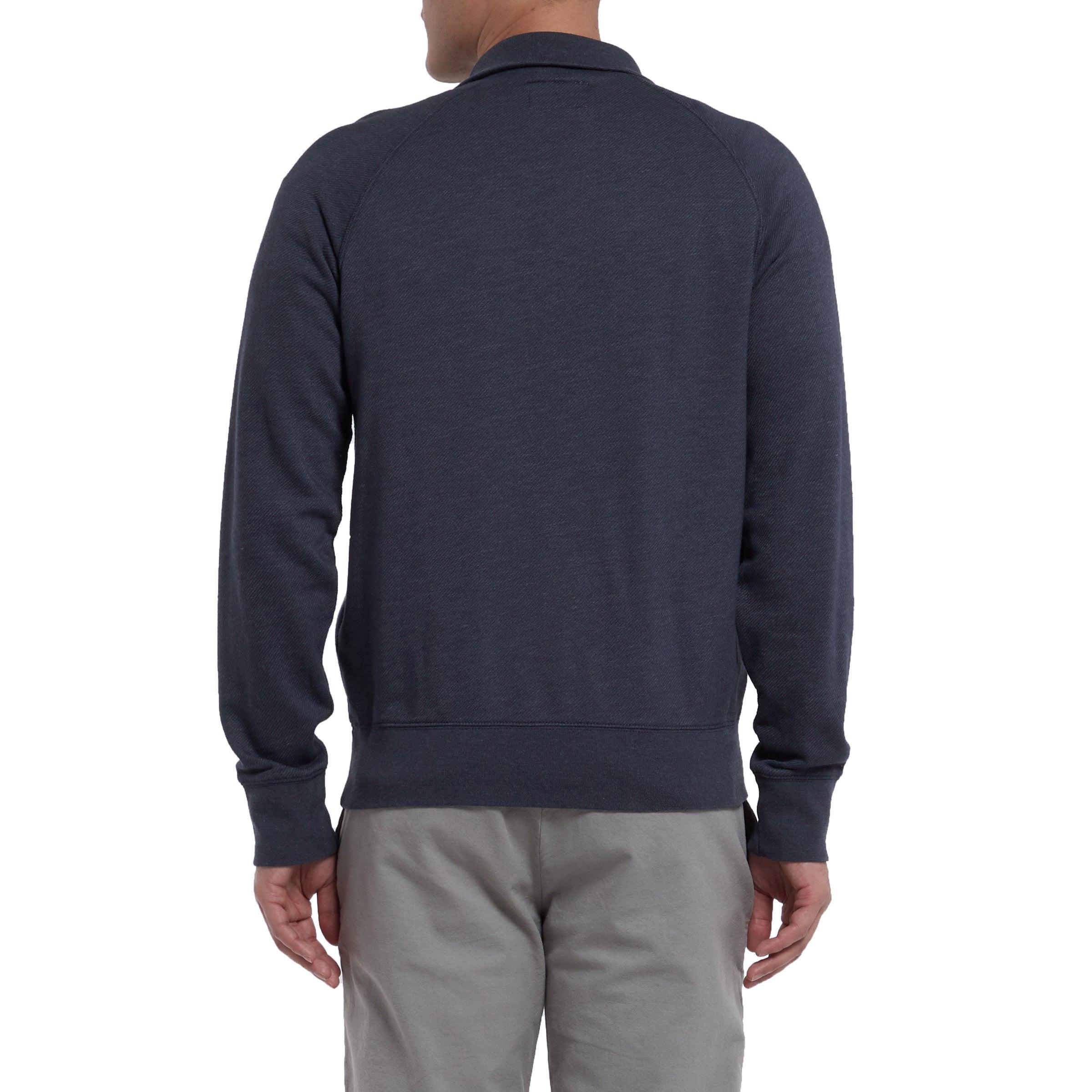 Hudson Textured Half Zip - Blue Night (Final Sale)* Product Image