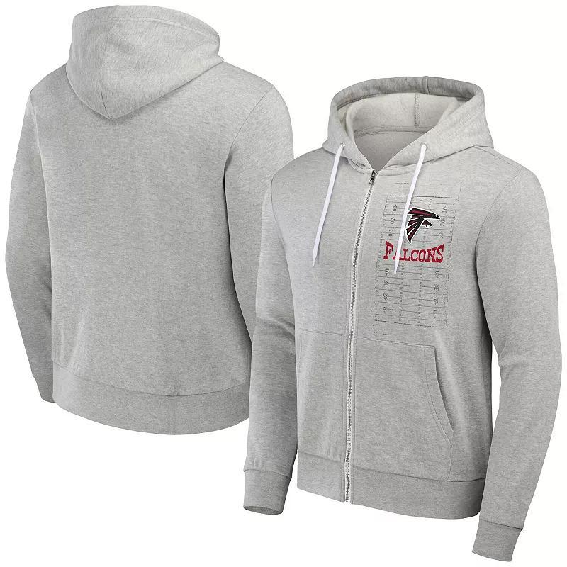 Men's NFL x Darius Rucker Collection by Fanatics Heather Gray Las Vegas Raiders Domestic Full-Zip Hoodie, Size: Large, Lvr Grey Product Image