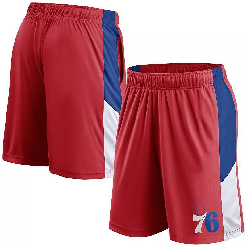 Men's Fanatics  Royal LA Clippers Practice Performance Shorts, Size: Medium, Blue Product Image