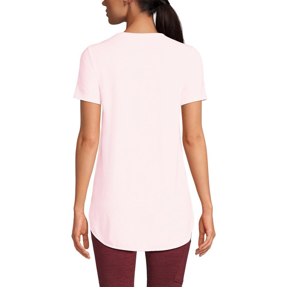 Petite Lands End Moisture-Wicking UPF 50 Tunic Tee, Womens Product Image