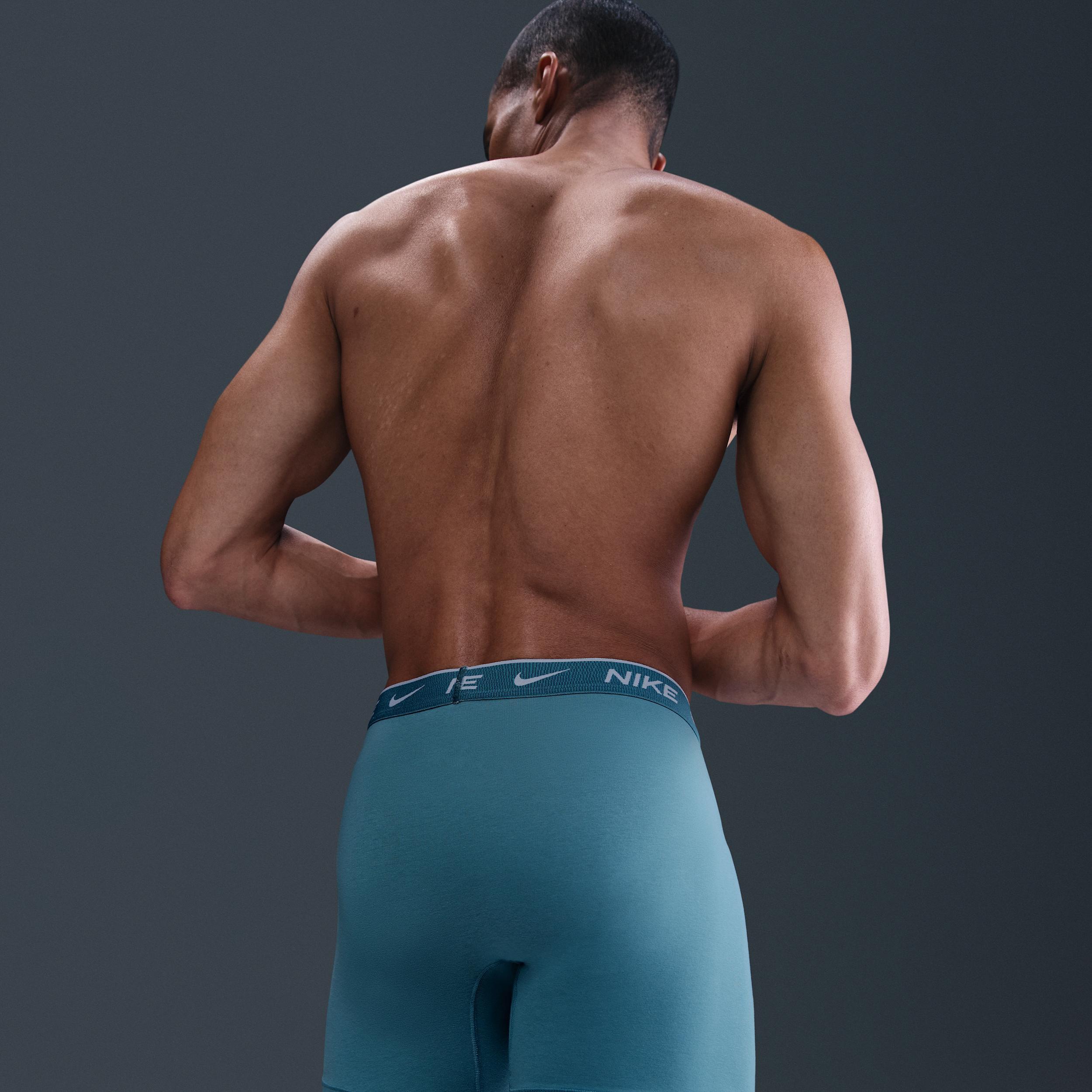 Nike Men's Dri-FIT Essential Cotton Stretch Boxer Briefs (3-Pack) Product Image