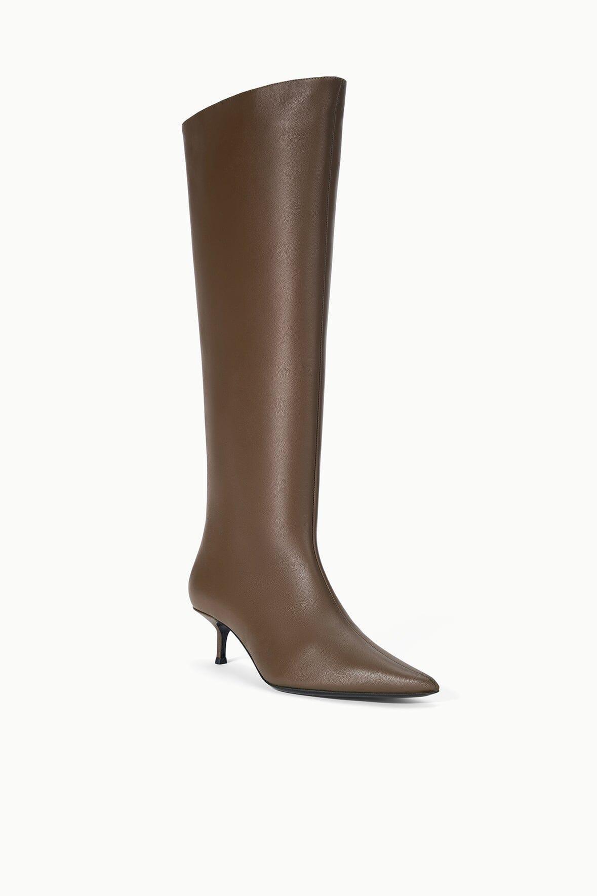SEBASTIAN KITTEN HEEL BOOT | TRUFFLE Product Image