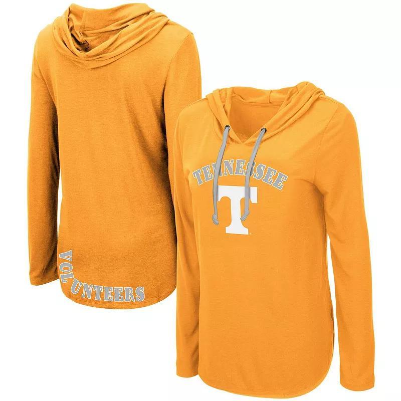 Womens Colosseum Tennessee Tennessee Volunteers My Lover Lightweight Hooded Long Sleeve T-Shirt Product Image