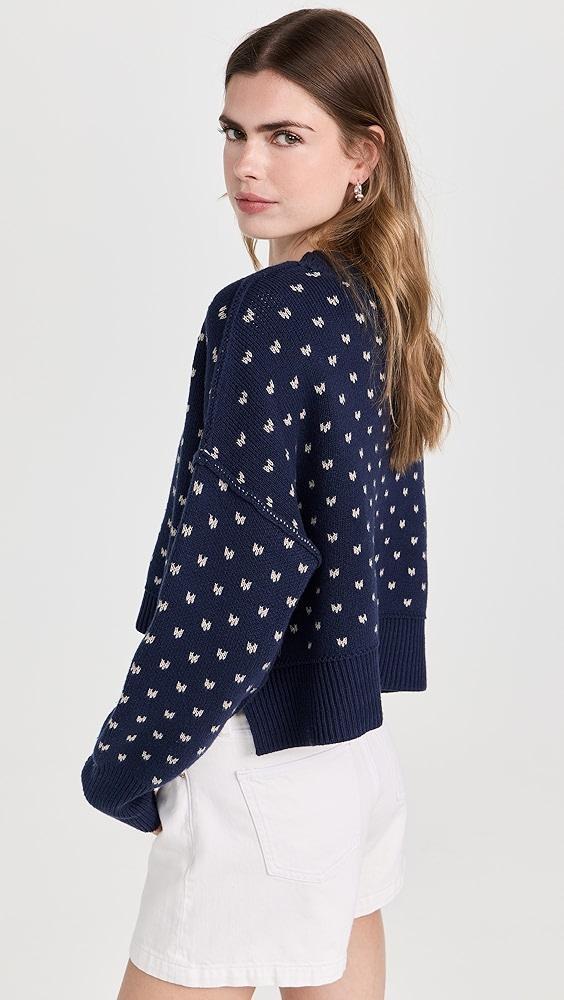 Free People Pattern Easy Street Crop Pullover | Shopbop Product Image