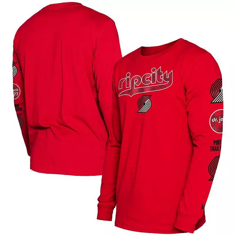 Mens New Era Chicago Bulls 2023/24 City Edition Long Sleeve T-Shirt Product Image