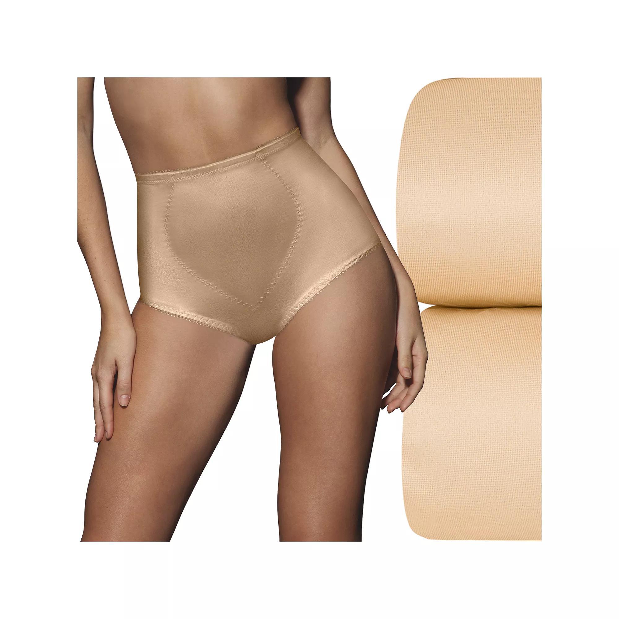 Bali 2-Pack Firm Control Tummy Panel Shaping Brief Panty X710, Womens Product Image