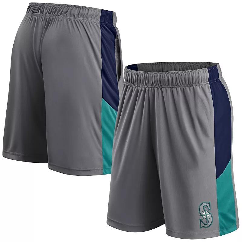 Men's Fanatics Gray New England Patriots Primary Logo Shorts, Size: 5XL, Grey Product Image