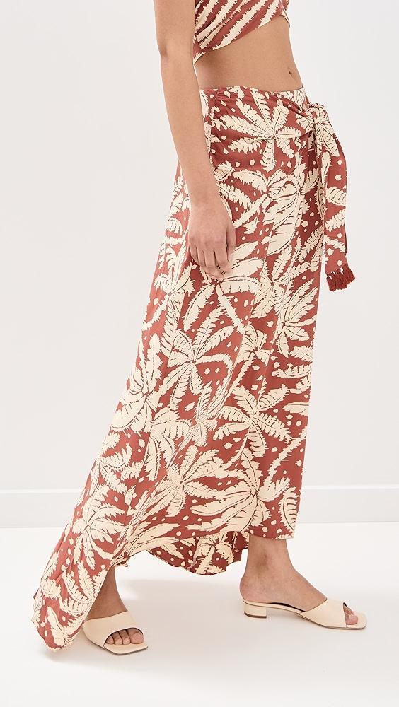 Dress To Cropped Crepe Skirt In Bahia Print | Shopbop Product Image