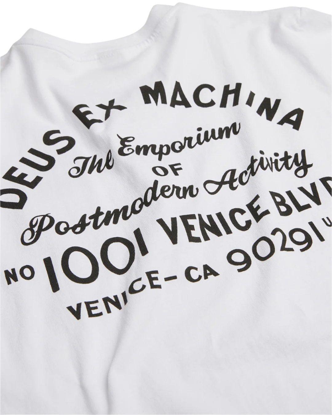 Venice Address Pocket Tee - White Product Image