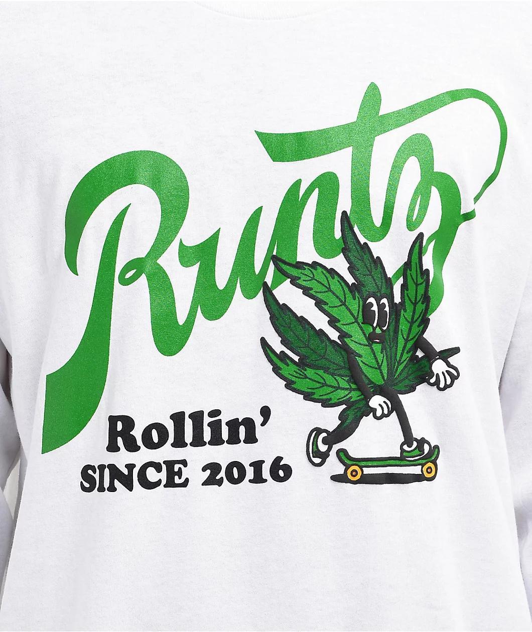 Runtz Rollin White Long Sleeve T-Shirt Product Image