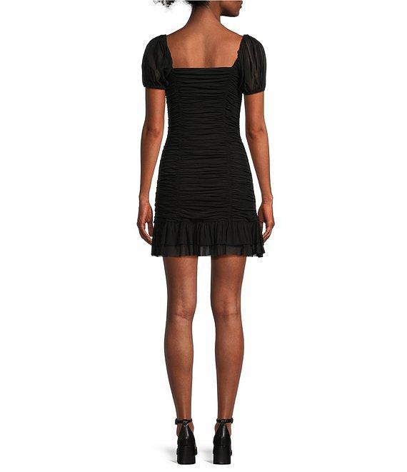 C&V Chelsea & Violet Shirred Mesh Dress Product Image