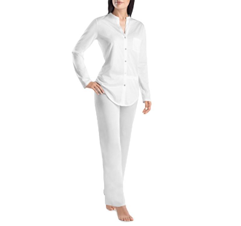 Hanro Cotton Deluxe Long Pajama Set Product Image