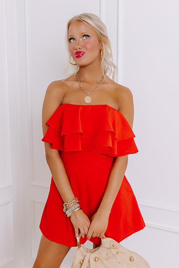 Fiesta On The Square Ruffle Romper Product Image