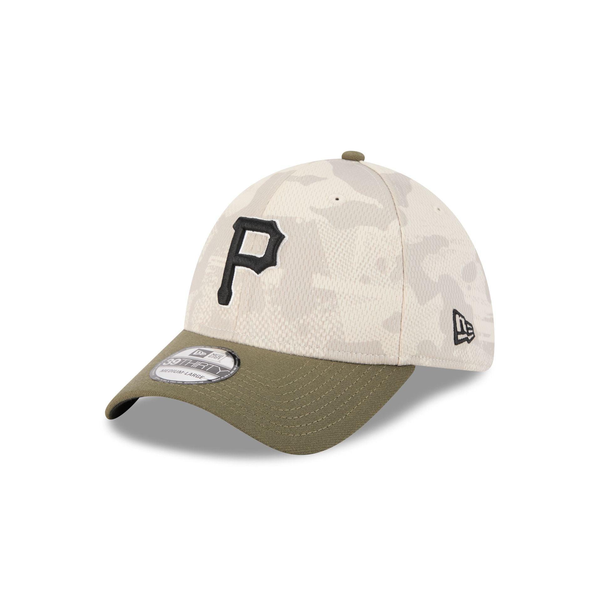 Pittsburgh Pirates Armed Forces Day 2025 39THIRTY Stretch Fit Hat Male Product Image