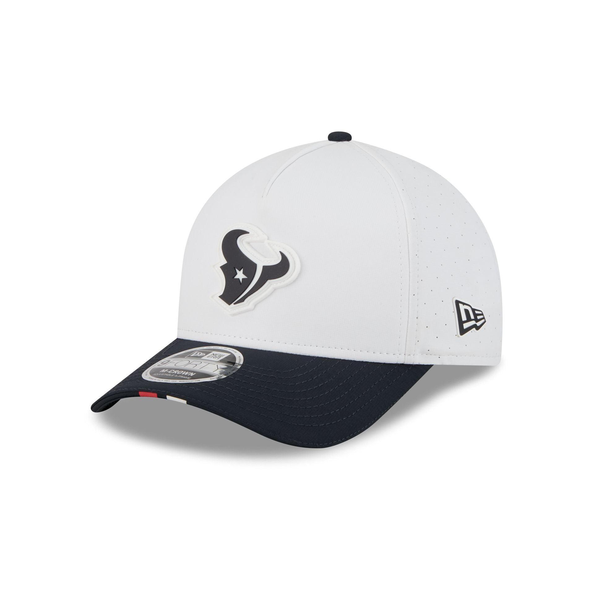 Houston Texans 2025 Training 9FORTY M-Crown A-Frame Snapback Hat Male Product Image