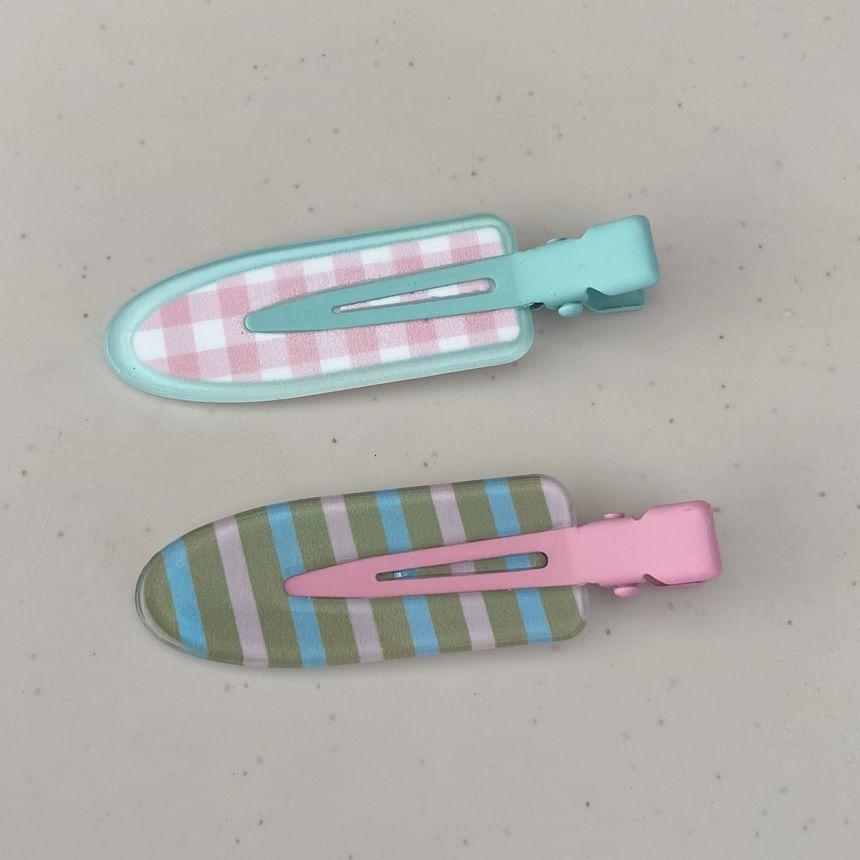 Patterned Hair Clip Set Product Image