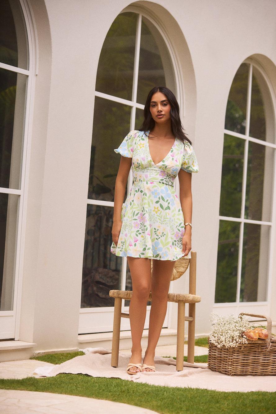 Castora Mini Dress Green Product Image
