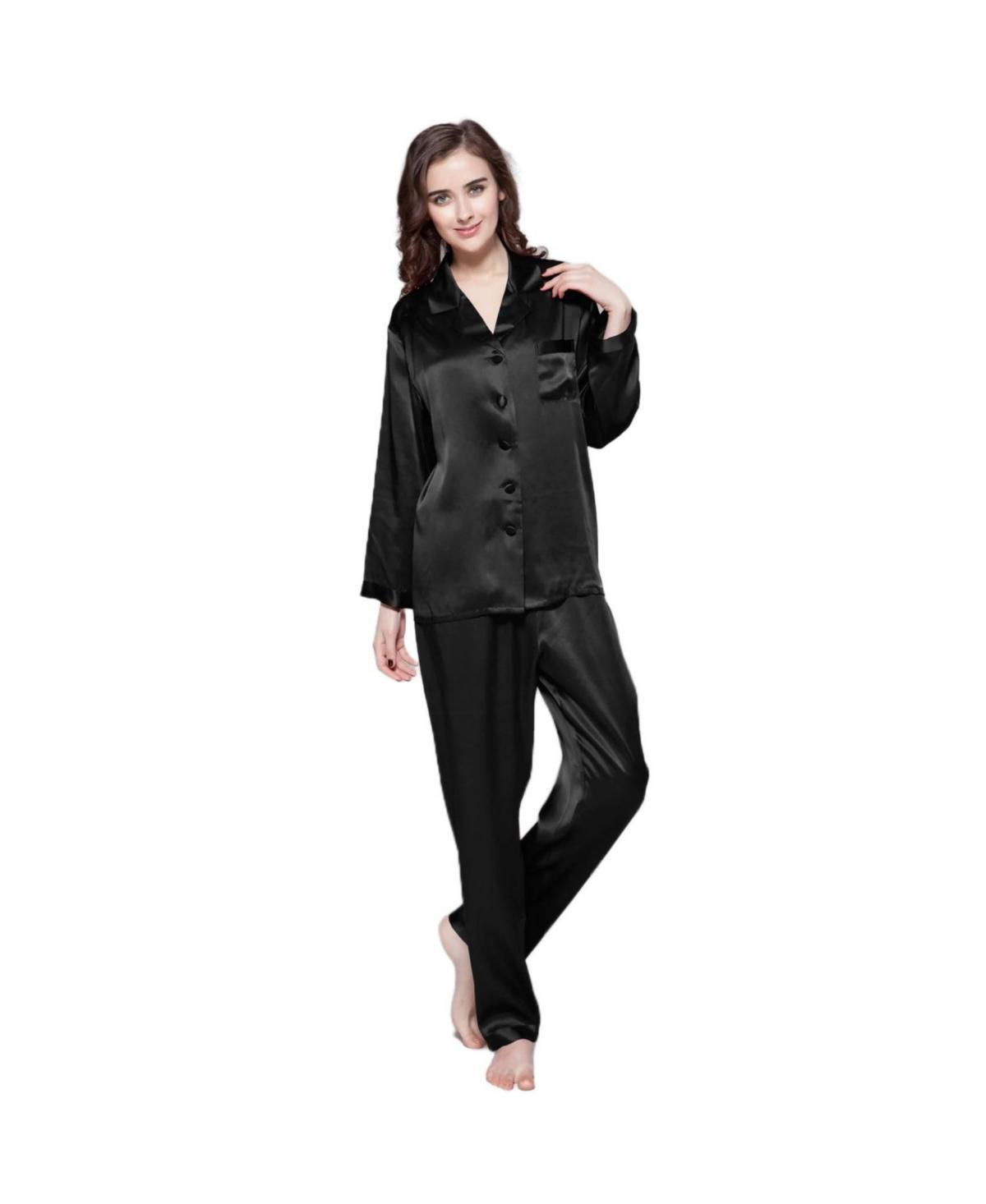 Lilysilk Womens 22 Momme Full Length Silk Pajamas Set Product Image