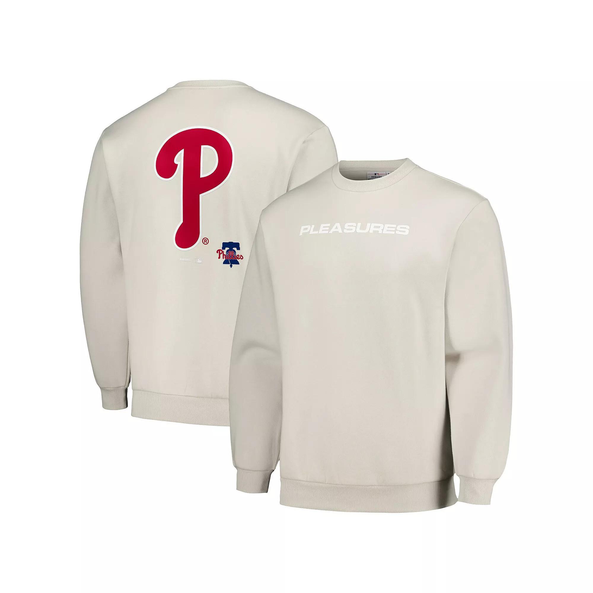 Men's Gray Philadelphia Phillies Ballpark Pullover Sweatshirt, Size: Large, Grey Product Image
