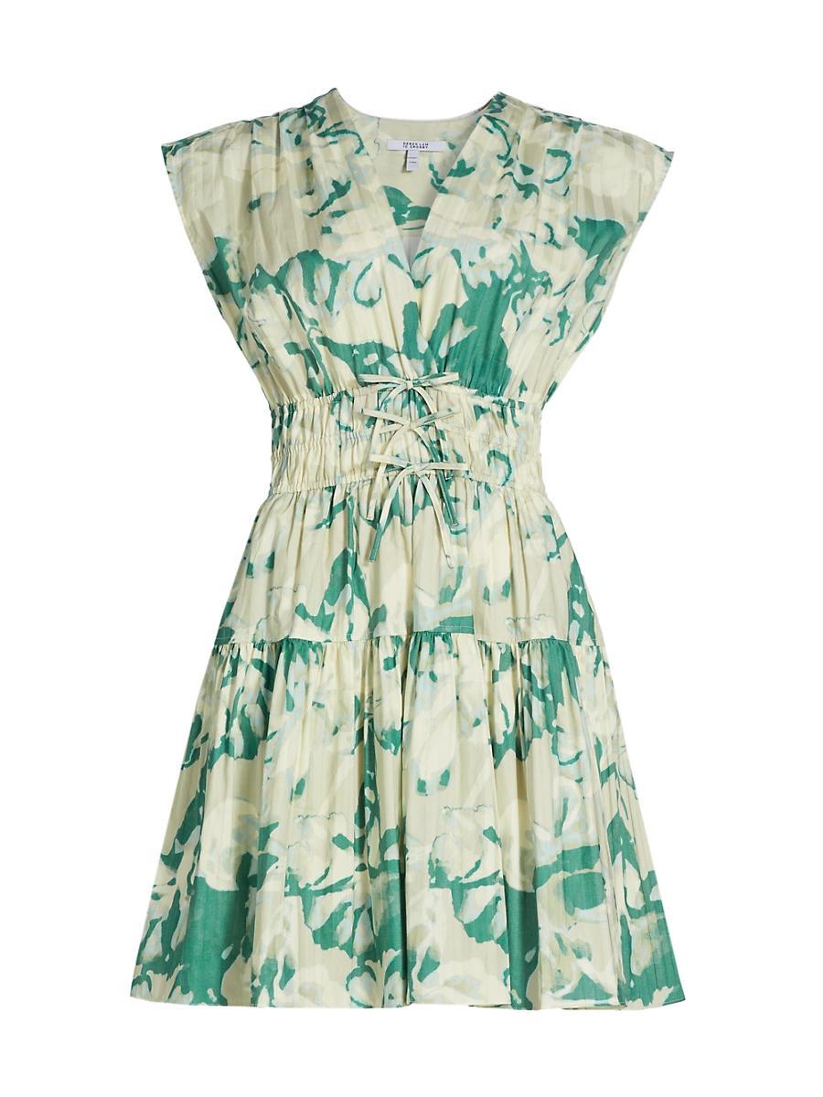 Womens Tora Floral Fit & Flare Minidress Product Image