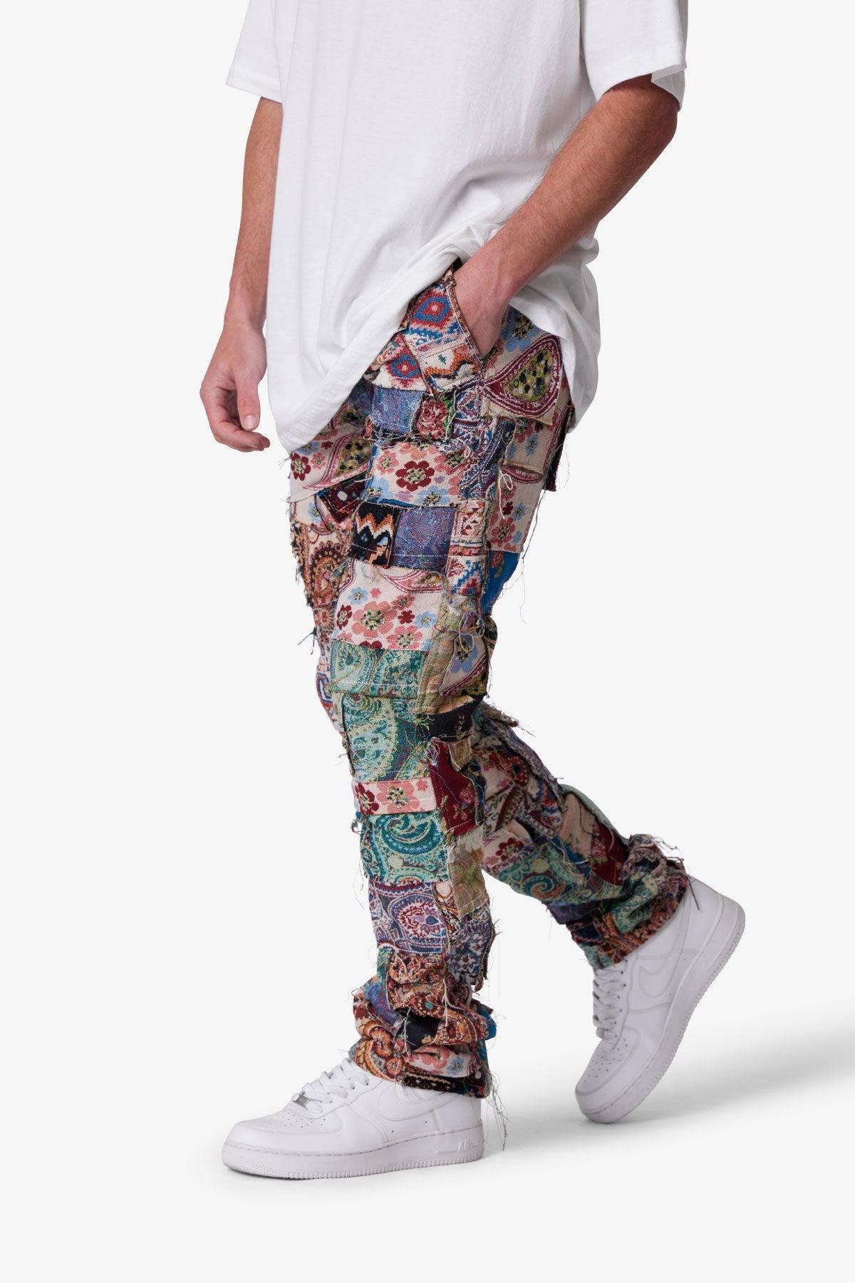 Paneled Blanket Pants - Multi Product Image