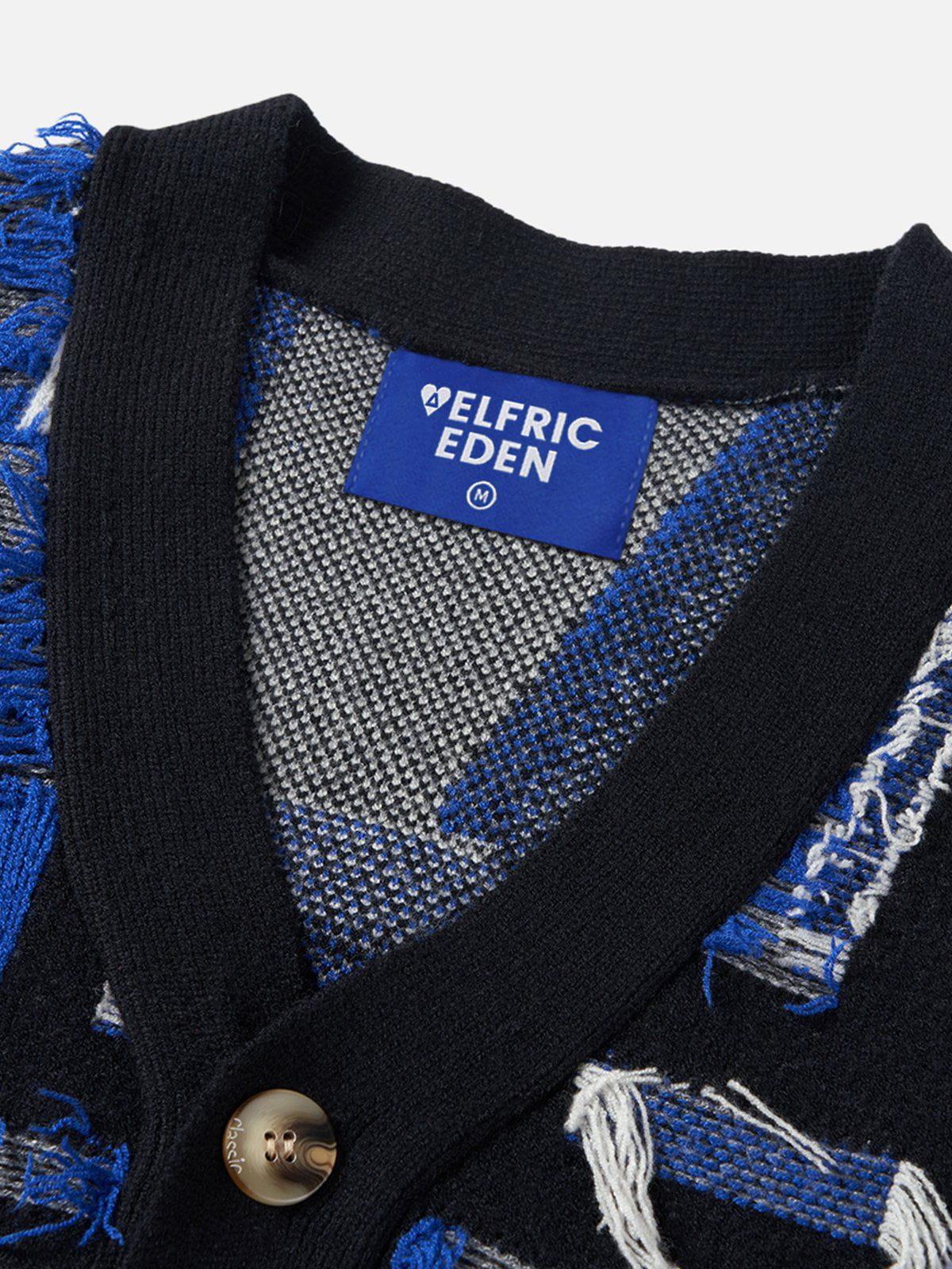Aelfric Eden Tassel Patchwork Cardigan Product Image