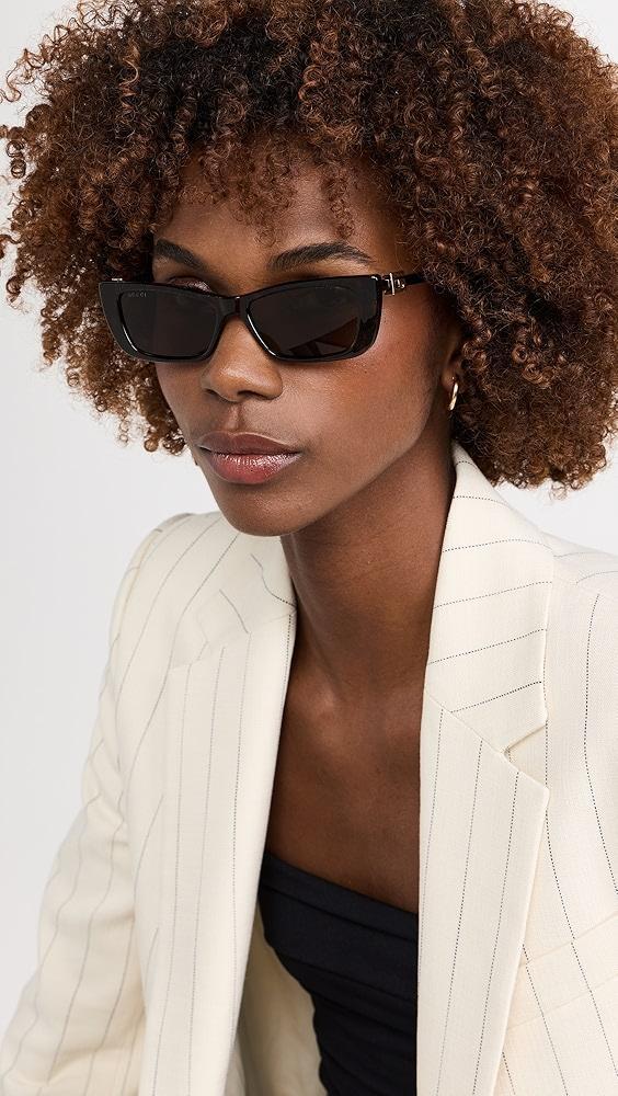 Gucci G String Cat Eye Sunglasses | Shopbop Product Image