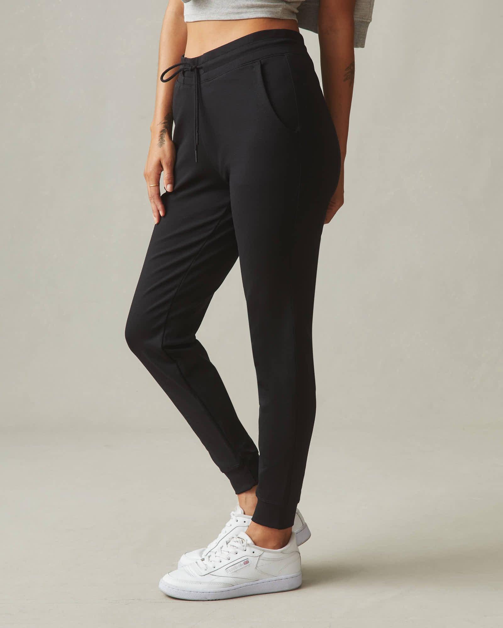 Women's Ponte Jogger - Super Black Product Image