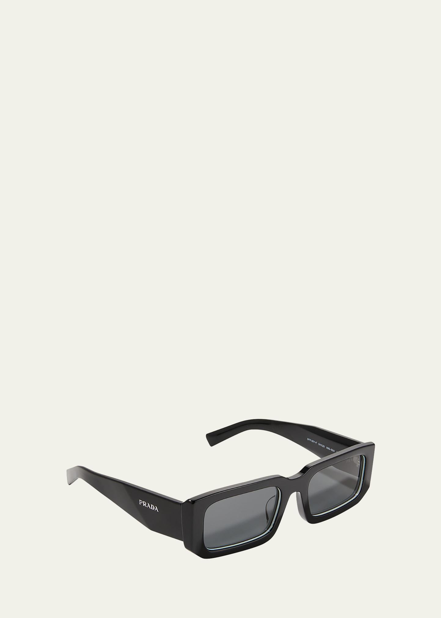 Mens 55MM Square Sunglasses Product Image