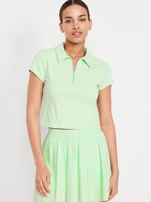PowerSoft Crop Polo Product Image