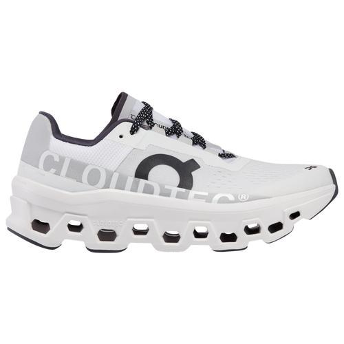 On Womens On Cloudmonster - Womens Running Shoes Black/Magnet Product Image