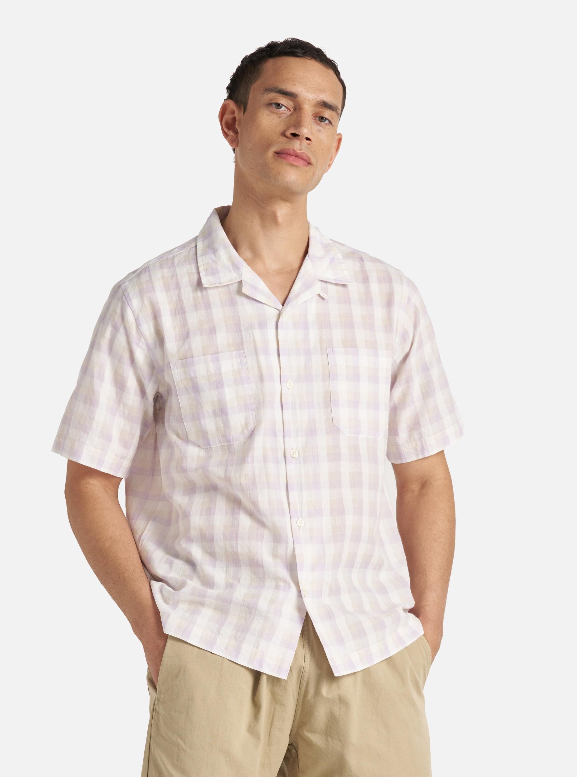 Lilac Pastel Check Sal Road Shirt Product Image