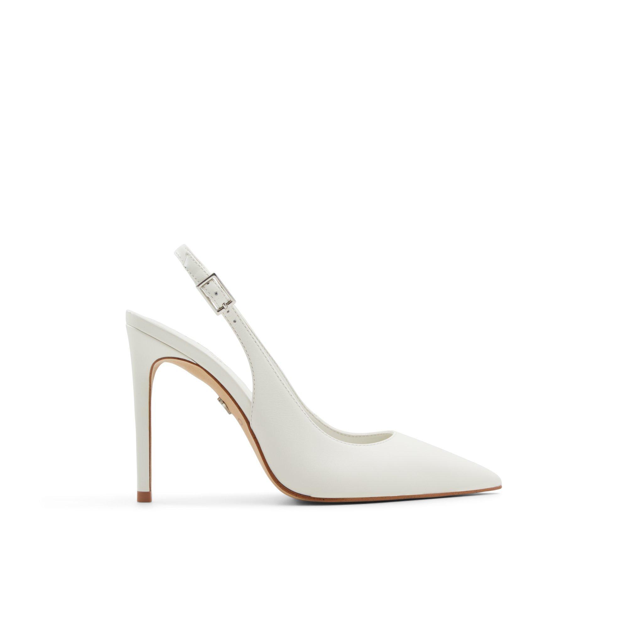 ALDO Stessysling - Women's Slingback Collection - White, Size 6 Product Image