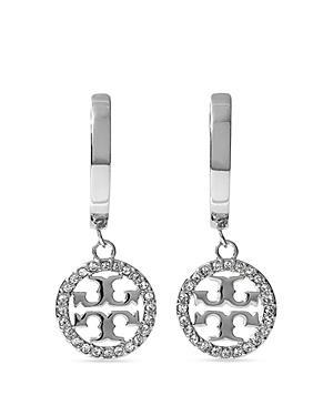 Womens Miller Silvertone & Glass Crystal Huggie Hoop Earrings Product Image