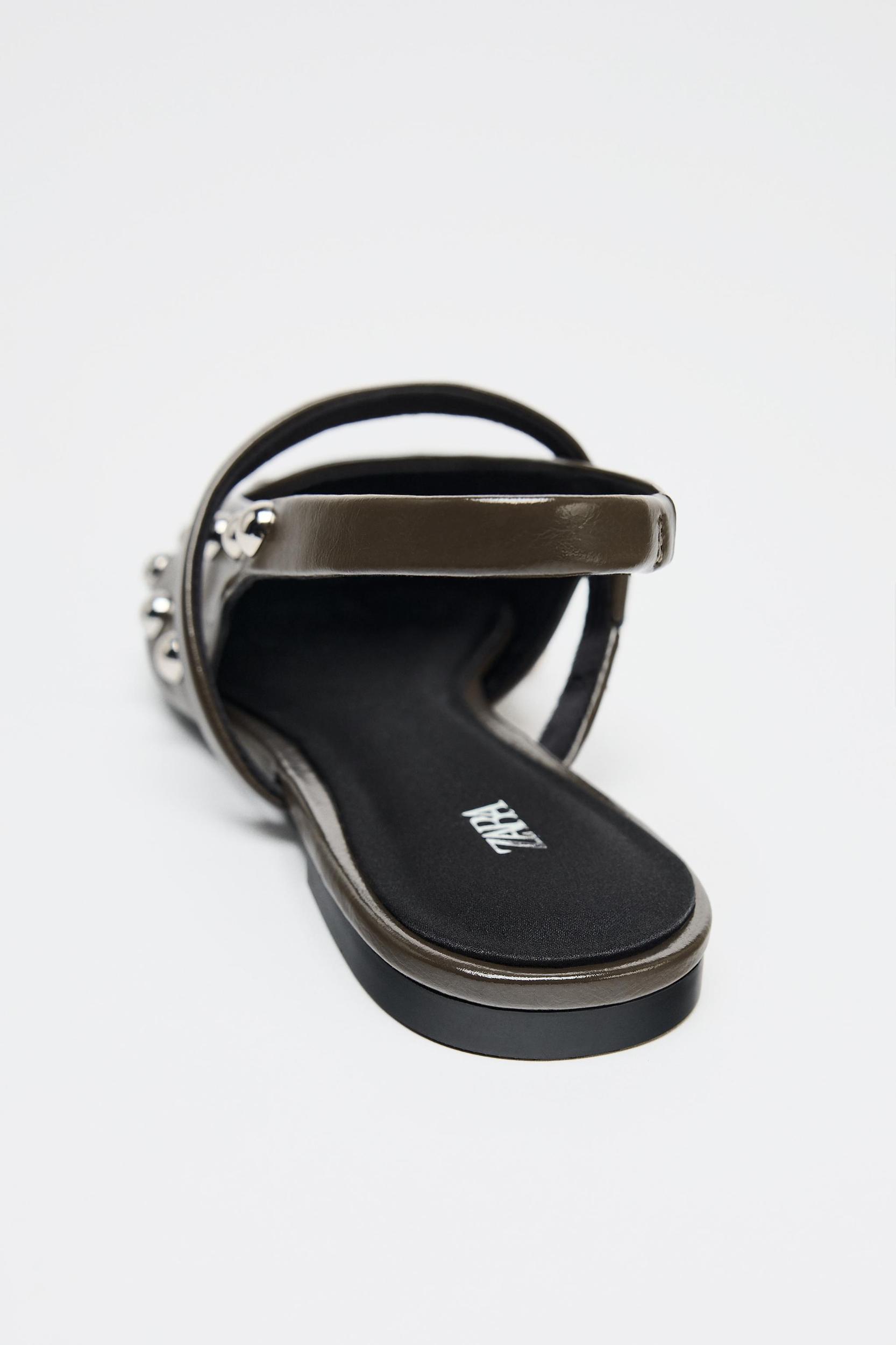 STUDDED FLAT SLINGBACKS Product Image