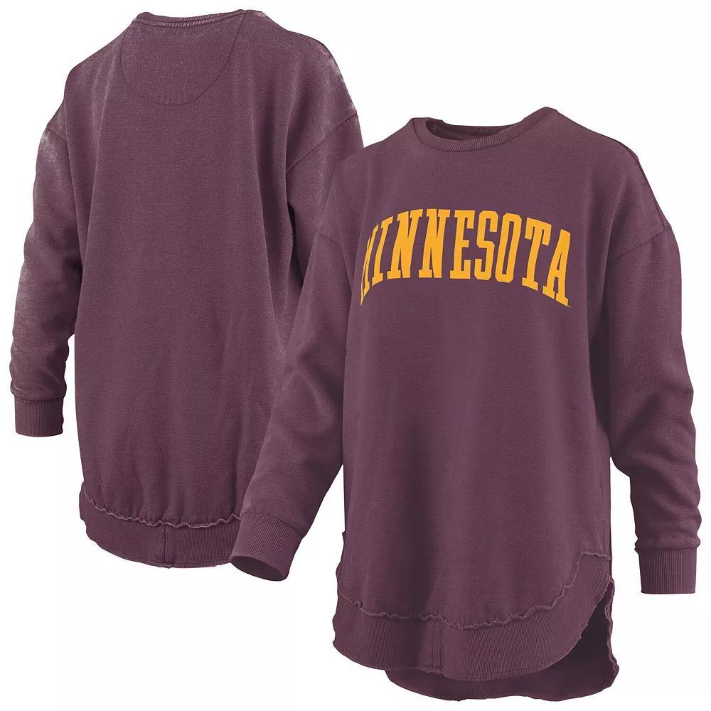 Women's Pressbox  Black Oklahoma State Cowboys Melange Poncho Vintage Fleece Long Sleeve Pullover Sweatshirt, Size: Medium Product Image