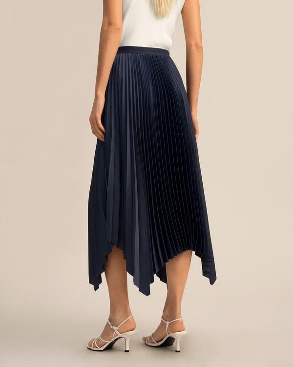 Pleated Handkerchief Skirt Product Image
