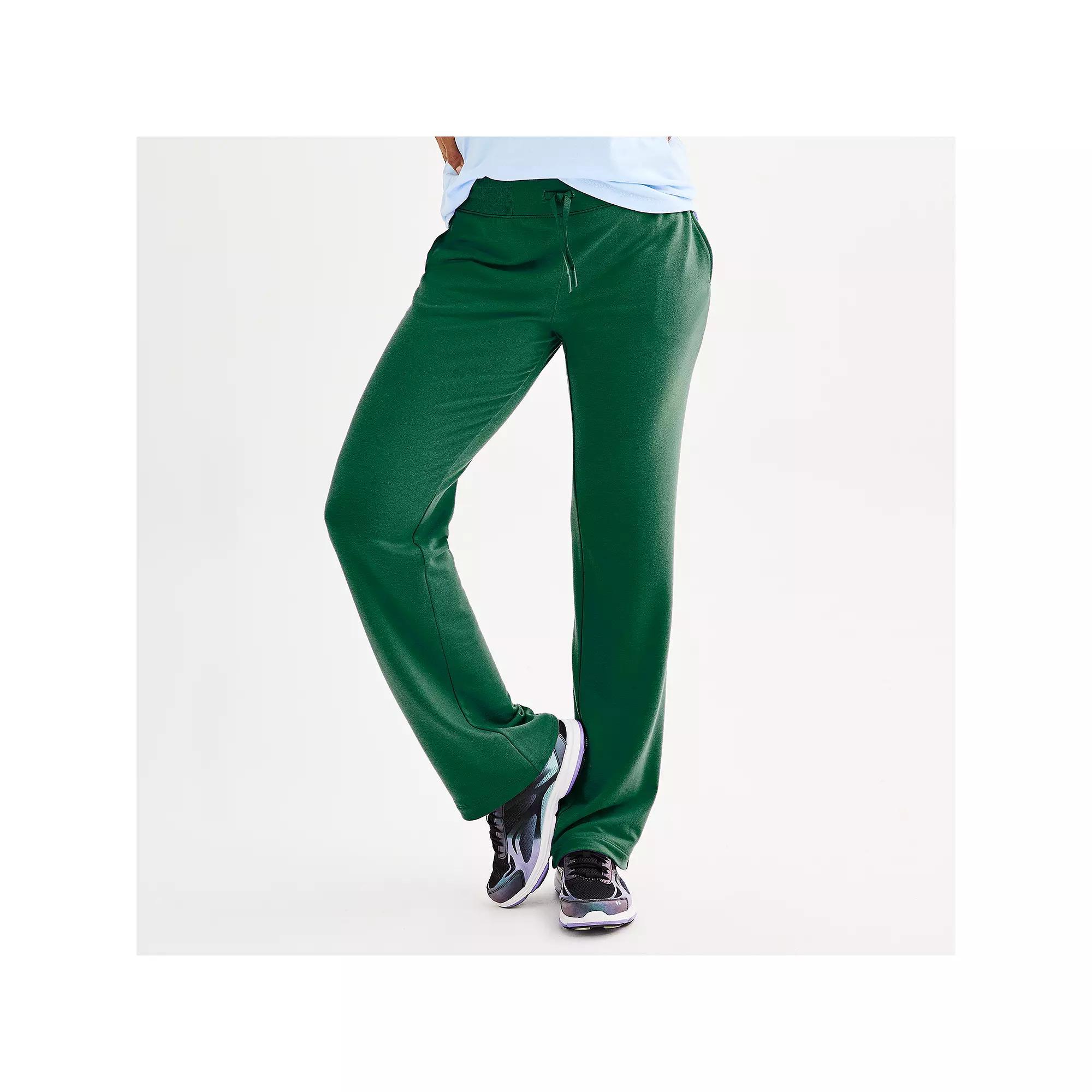 Women's Tek Gear® French Terry Open Hem Pant, Size: XS, Ostego Bay Product Image