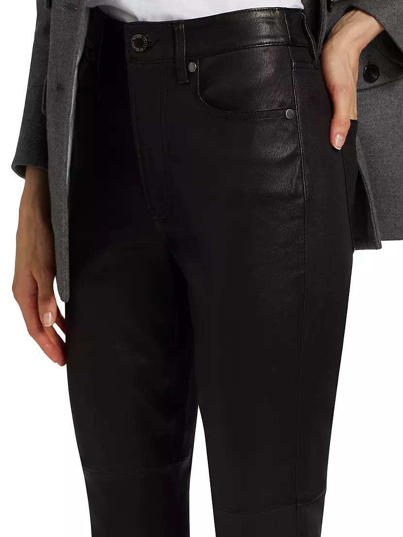Carson Faux Leather High-Rise Pants Product Image